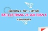 Bài 1.45 SGK Toán 8 tập 1 Kết nối tri thức